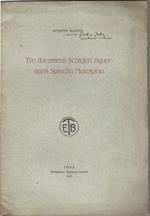 Tre documenti Scaligeri riguardanti Spinetta Malaspina