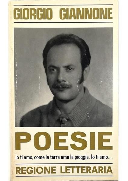Poesie - Giorgio Giannone - copertina