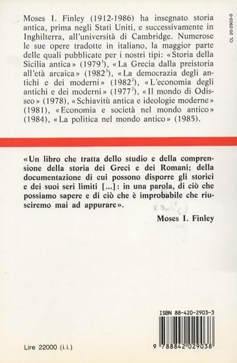 Problemi e metodi di storia antica. Prefazione di Arnaldo Momigliano - Moses I. Finley - 2