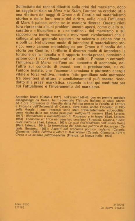Marxismo e idealismo italiano - Antonino Bruno - 2