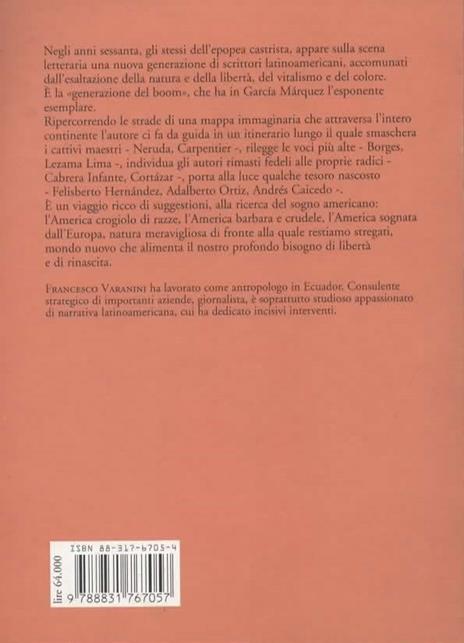 Viaggio letterario in America Latina - Francesco Varanini - 2