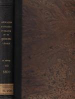 Annales d'Hygiène publique et de Medecine Legale avec une revue des travaux francais et etrangers Anno 1899
