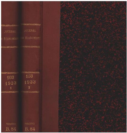 Journal des économistes revue mensuelle de la science économique et de la statistique - copertina