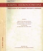 Scripta hierosolymitana vol.IV. Aspects of the dead sea scrolls