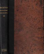 Archives d'Anatomie Microscopique Tomo XIX Anno 1923