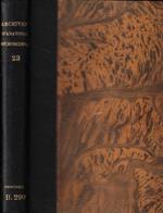 Archives d'Anatomie Microscopique Tomo XXIII Anno 1927