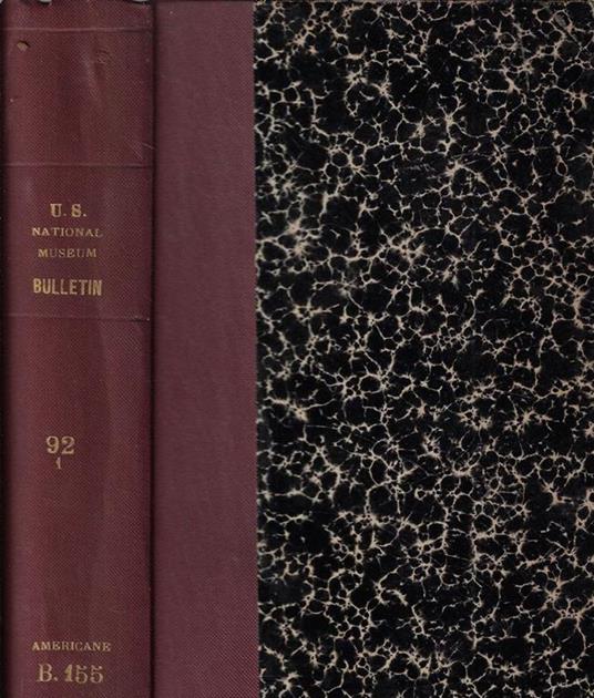 Bulletin 92 Vol. i Smithsonian Institution United States national Museum - copertina