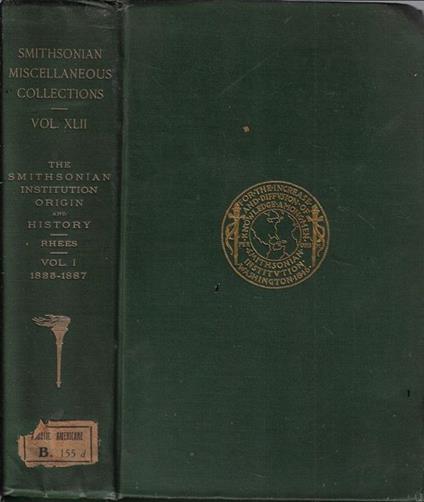 Smithsonian miscellaneous collections Vol. XLII 1835-1887 - copertina