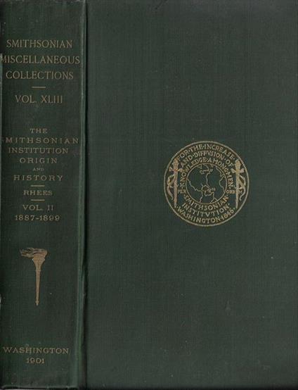 Smithsonian miscellaneous collections Vol. XLIII 1887-1899 - copertina