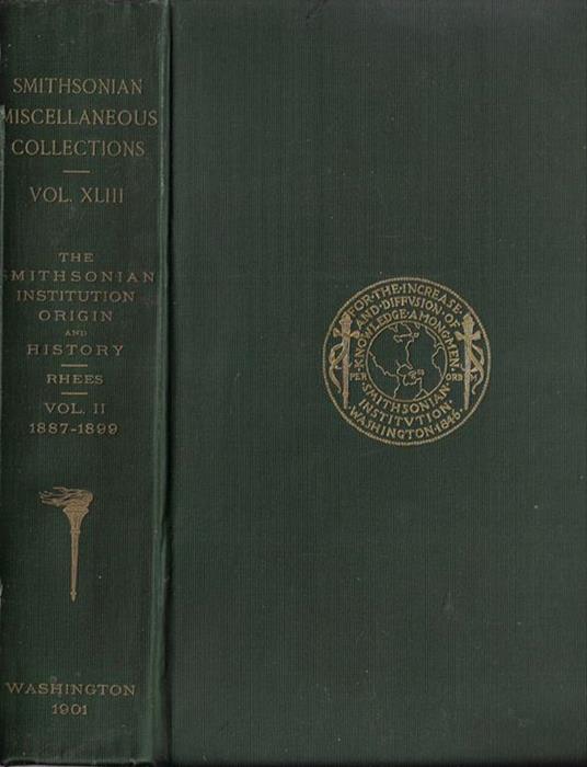 Smithsonian miscellaneous collections Vol. XLIII 1887-1899 - copertina