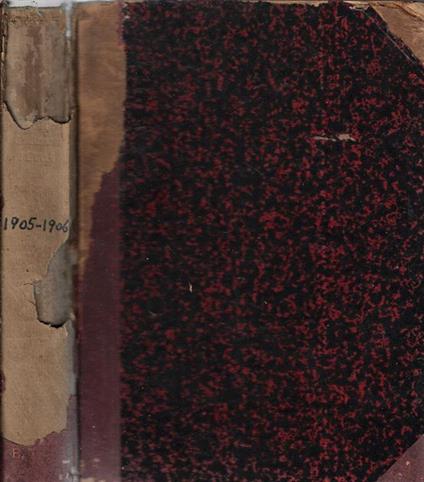 Statistica giudiziaria penale per gli anni 1905 e 1906 - copertina