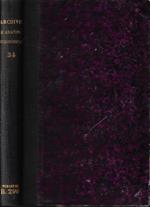 Archives d'Anatomie Microscopique Anno 1938