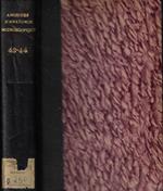 Archives d'Anatomie Microscopique et de Morphologie Experimentale Anno 1954-1955