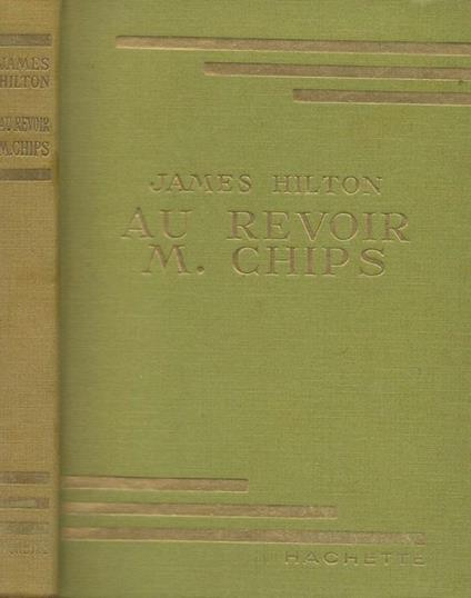 Au revoir M. Chips - James Hilton - copertina