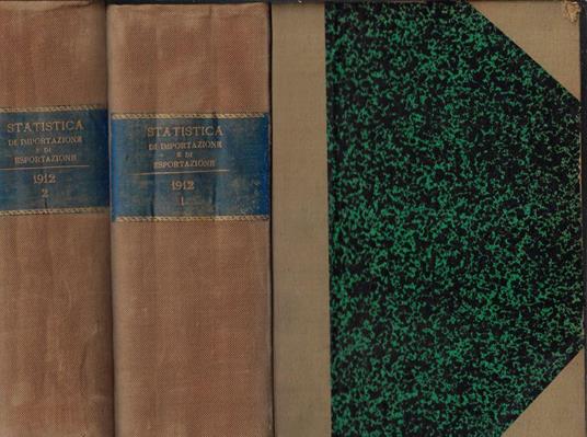 Statistica del commercio speciale di importazione e di esportazione anno 1912 - copertina