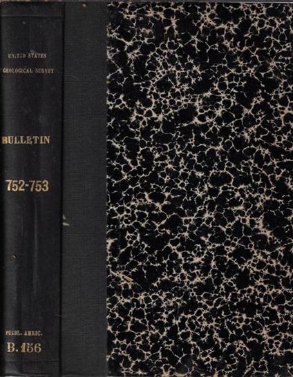 United States Geological Survey Bulletin 752, 753 - copertina