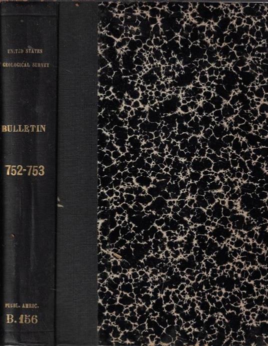 United States Geological Survey Bulletin 752, 753 - copertina