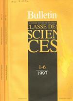 Academie royale de belgique. Bulletin de la classe des sciences. Fasc.1/6, 7/12, anno 1997