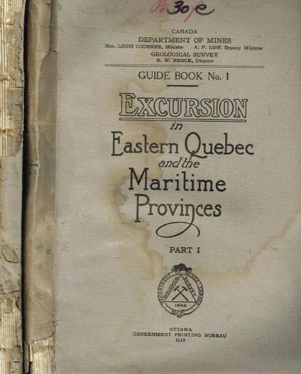 Guide book n.1. Excursion in eastern quebec and the maritime provinces. 2voll. - copertina