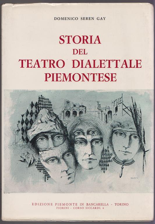 Storia del teatro dialettale piemontese - Domenico Gasperoni - copertina
