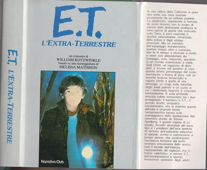E.T. L'Extraterrestre - William Kotzwinkle - copertina