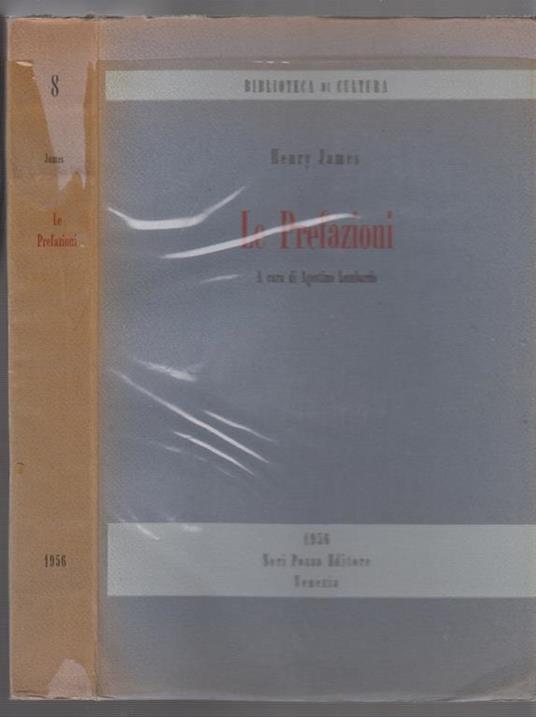 Le Prefazioni. A Cura Di Agostino Lombardo - James - copertina