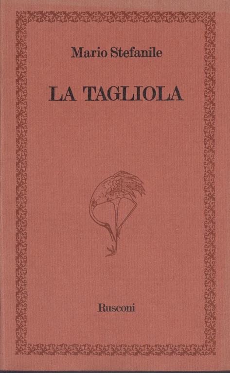 La Tagliola - Mario Stefanile - copertina