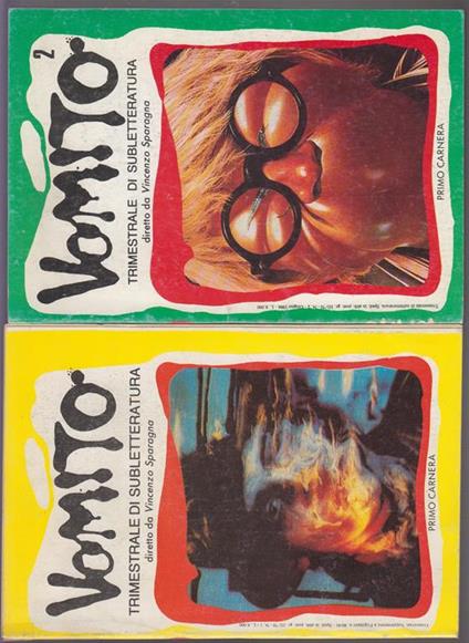 Vomito - Trimestrale di subletteratura - copertina