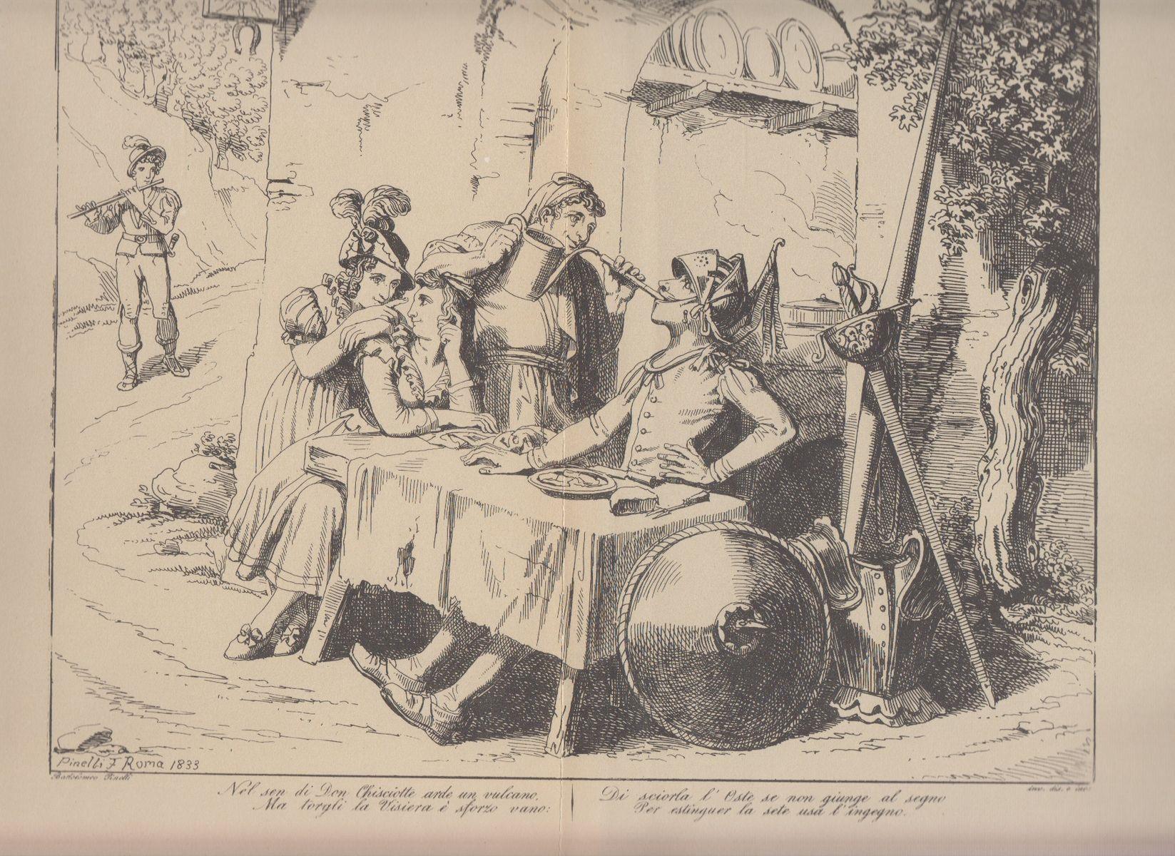 Don Chisciotte della Mancia L'unità incisioni di Pinelli