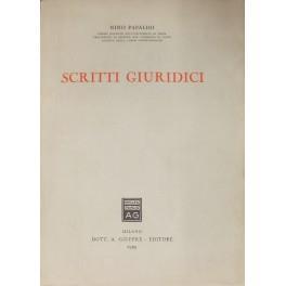 Scritti giuridici - copertina