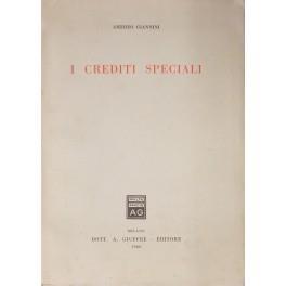I crediti speciali - Amedeo Giannini - copertina