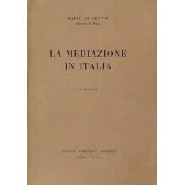 La mediazione in Italia - Dario Di Gravio - copertina