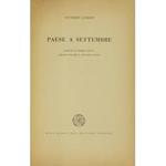 Paese a settembre. Disegni di Primo Conti Orazio Toschi e Antonio Fasan