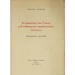 Il commercio con l'estero nell'ordinamento amministrativo italiano. Lineamenti generali