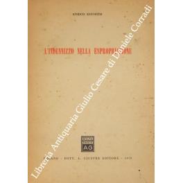 L' indennizzo nella epropriazione - Enrico Esposito - copertina