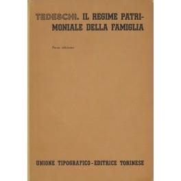 Il regime patrimoniale della famiglia - Guido Tedeschi - copertina