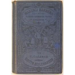 Diritto ecclesiastico - Carlo Calisse - copertina