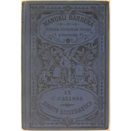 Diritto ecclesiastico - Carlo Calisse - copertina