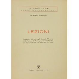 Lezioni integrative ad uso degli studenti del corso di Istituzioni di diritto privato della Facoltà di Giurisprudenza dell'Università di Roma - Michele Giorgianni - copertina