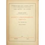Società a responsabilità limitata. Art. 2472-2497 bis