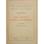Del giuoco e della scommessa. Art. 1933-1935