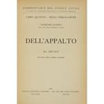 Dell'appalto. Art. 1655-1677