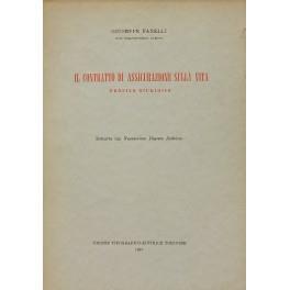 Il contratto di assicurazione sulla vita. Profilo giuridico - Giuseppe Fanelli - copertina