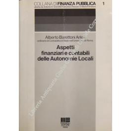 Aspetti finanziari e contabili delle Autonomie Locali - Alberto Barettoni Arleri - copertina