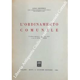 L' ordinamento comunale - Luigi Giovenco - copertina