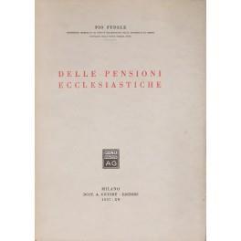 Delle pensioni ecclesiastiche - Pio Fedele - copertina