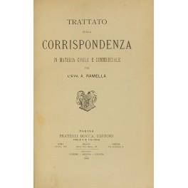 Trattato sulla corrispondenza in materia civile e commerciale - Agostino Ramelli - copertina