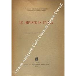 Le imposte in Italia - Emanuele Morselli - copertina