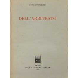 Dell'arbitrato - Gianni Schizzerotto - copertina