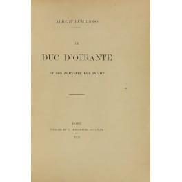 Le duc d'Otrante et son portefeuille inedit - Alberto Lumbroso - copertina